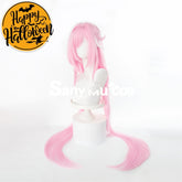 Game Honkai Impact 3: Elysia Cosplay Wig Long Hair Pink
